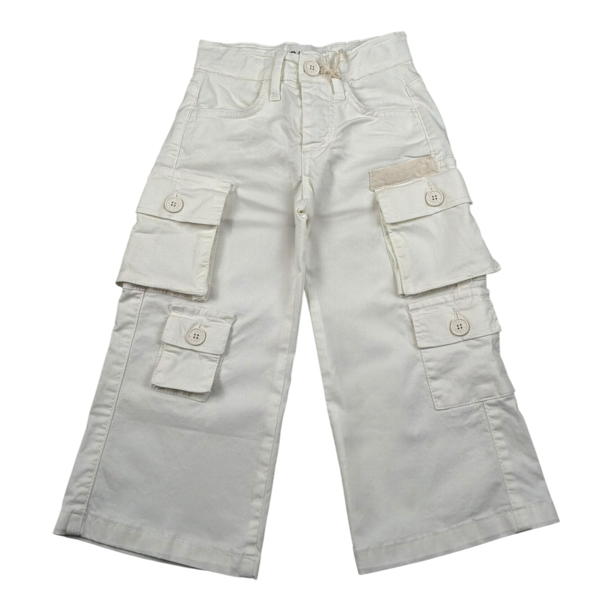 Dusty Color Pantalone Tinta Unita Modello Palazzo per Neonata DJWS5020PAN PANNA DUSTY COLOR 
