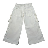 Dusty Color Pantalone Tinta Unita Modello Palazzo per Bambina DJWS5020PA PANNA DUSTY COLOR 