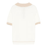 Eleventy Polo Mezza Manica Tinta Unita per Bambino EW9P01 PANNA ELEVENTY 