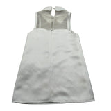 Elisabetta Franchi Abito Giromanica Tinta Unita con Brillantini per Bambina EFAB618XX BIANCO ELISABETTA FRANCHI 