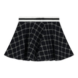 Elisabetta Franchi Gonna Tinta Unita con Elastico In Vita per Bambina EFG185 NERO ELISABETTA FRANCHI 