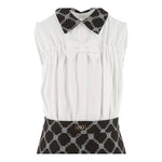 Elisabetta Franchi Tuta Giromanica Bicolore per Bambina EFTA100XX BIANCO/NERO ELISABETTA FRANCHI 