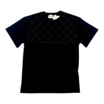 Elisabetta Franchi T-Shirt Girocollo Tinta Unita con Brillantini per Bambina EFTS227 NERO ELISABETTA FRANCHI 