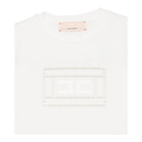 Elisabetta Franchi T-Shirt Girocollo Tinta Unita con Trafori per Bambina EFTS228X PANNA ELISABETTA FRANCHI 