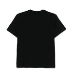 Elisabetta Franchi T-Shirt Girocollo Tinta Unita con Applicazioni Brillantini per Bambina EFTS230XXX NERO ELISABETTA FRANCHI 
