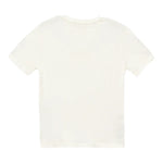 Elisabetta Franchi T-Shirt Girocollo Tinta Unita con Logo per Bambina EFTS231 PANNA ELISABETTA FRANCHI 