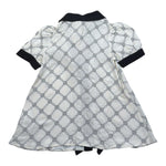 Elisabetta Franchi Abito Bicolore Mezza Manica con Fantasia per Neonata EGAB195 BIANCO/NERO ELISABETTA FRANCHI 