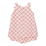 Elisabetta Franchi TUTA Giromanica Tinta Unita con Fantasia per Neonata EGTA008X ROSA ELISABETTA FRANCHI 