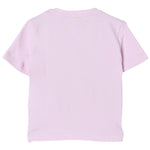 Elisabetta Franchi T-Shirt Girocollo Tinta Unita con Logo per Neonata EGTS090N LILLA ELISABETTA FRANCHI 