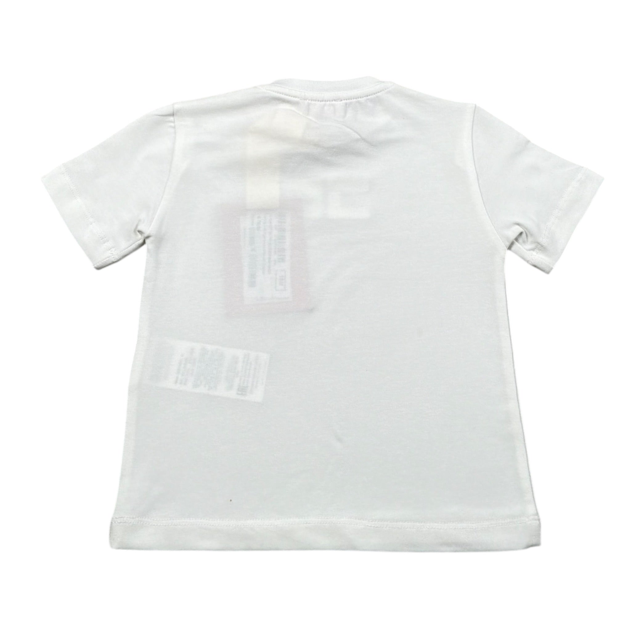 Elisabetta Franchi T-Shirt Girocollo Tinta Unita con Stampa per Neonata EGTS091N BIANCO ELISABETTA FRANCHI 
