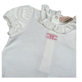 Elisabetta Franchi Completo 2 Pezzi Body-Culotte Bicolore per Neonata ENCD099 BIANCO/ROSA ELISABETTA FRANCHI 