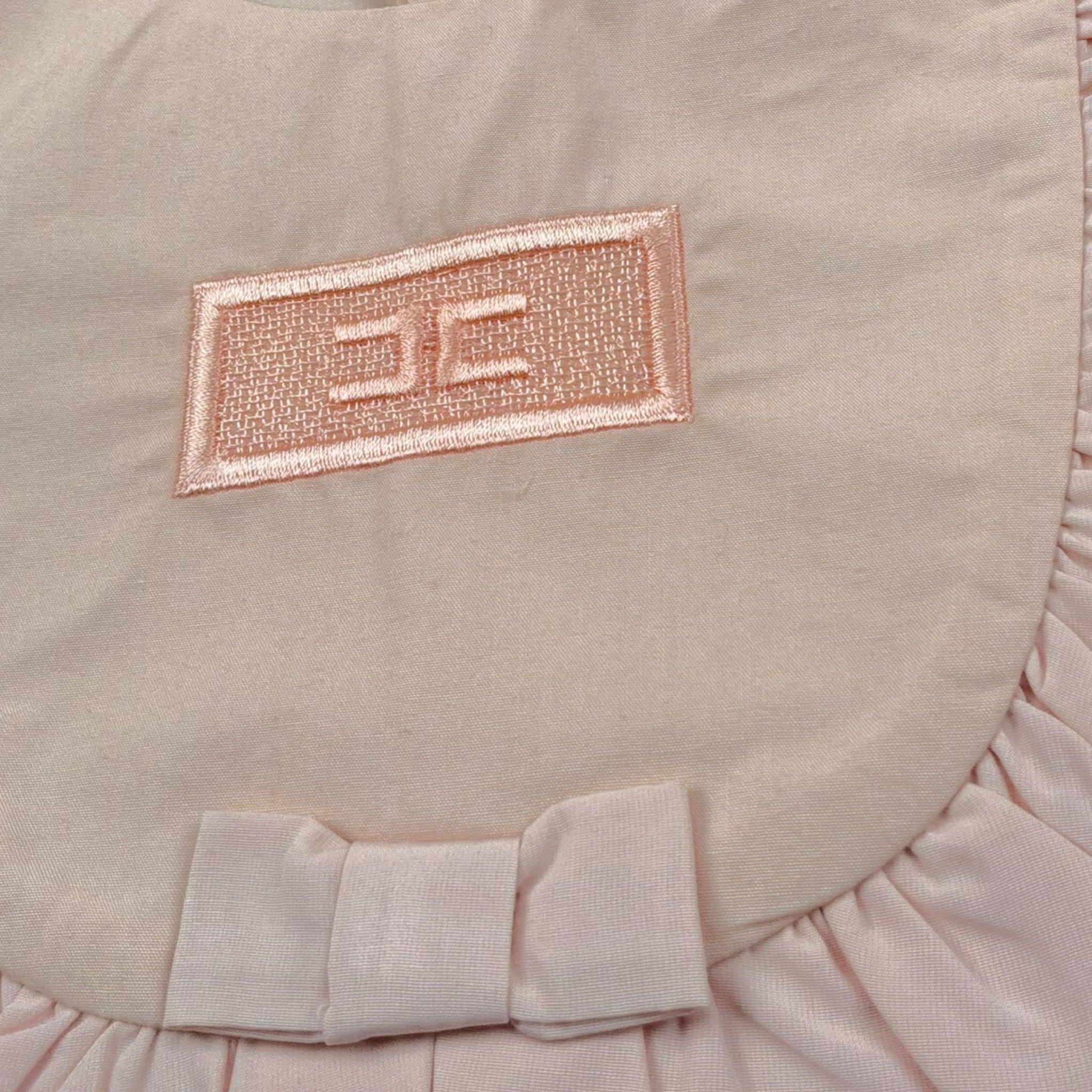 Elisabetta Franchi Pagliaccetto Tinta Unita con Rouches per Neonata ENPG045 ROSA ELISABETTA FRANCHI 