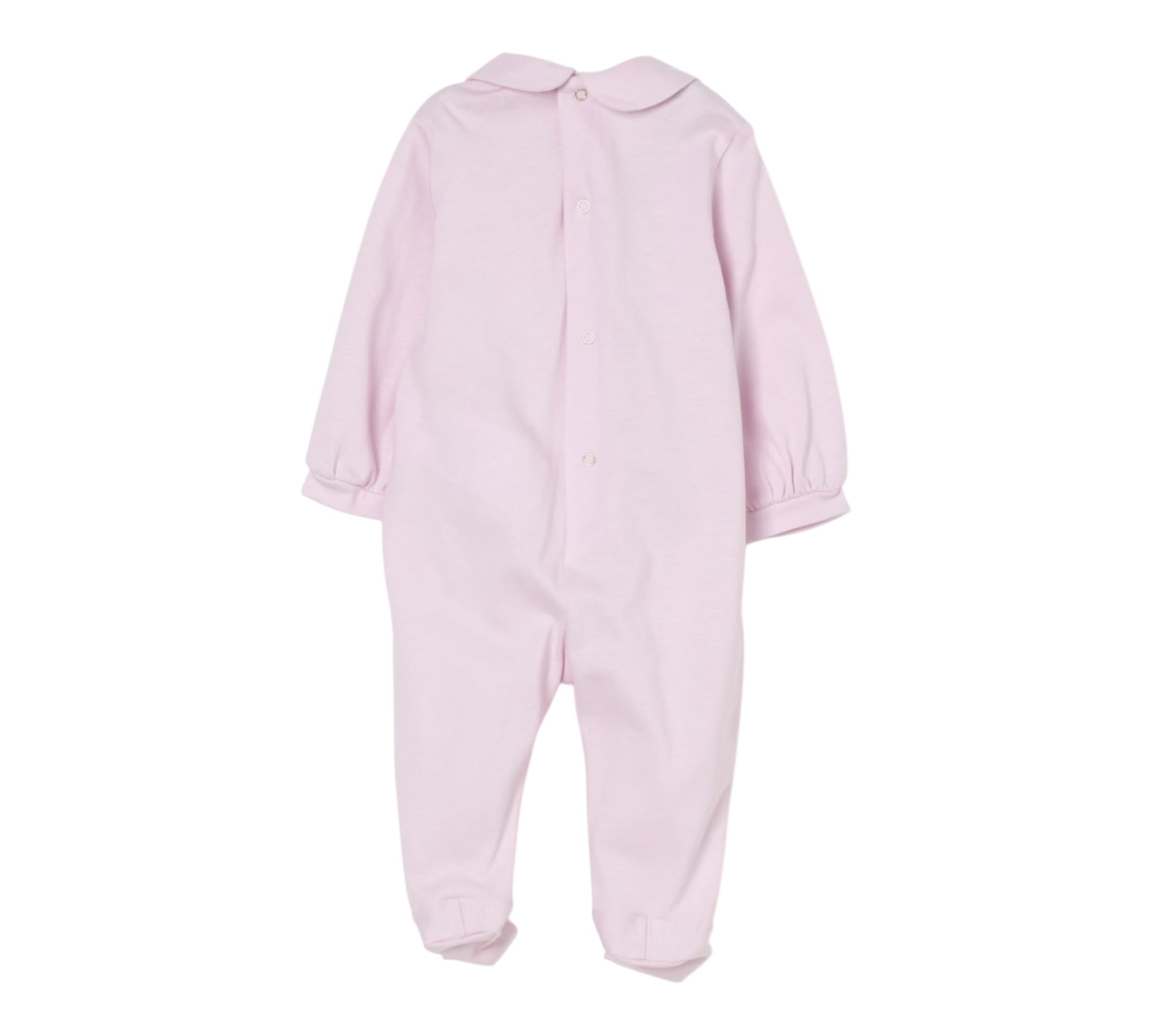 Elisabetta Franchi Tutina Manica Lunga Tinta Unita con Ricami per Neonata ENTU131X LILLA ELISABETTA FRANCHI 