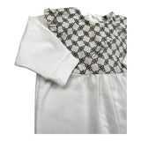 Elisabetta Franchi Tutina Manica Lunga Tinta Unita con Stampe per Neonata ENTU51 BIANCO ELISABETTA FRANCHI 