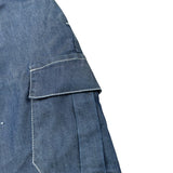 Emanuel Pris Bermuda In Denim Tinta Unita con Elastico In Vita per Bambino EBM5122R BLU EMANUEL PRIS 