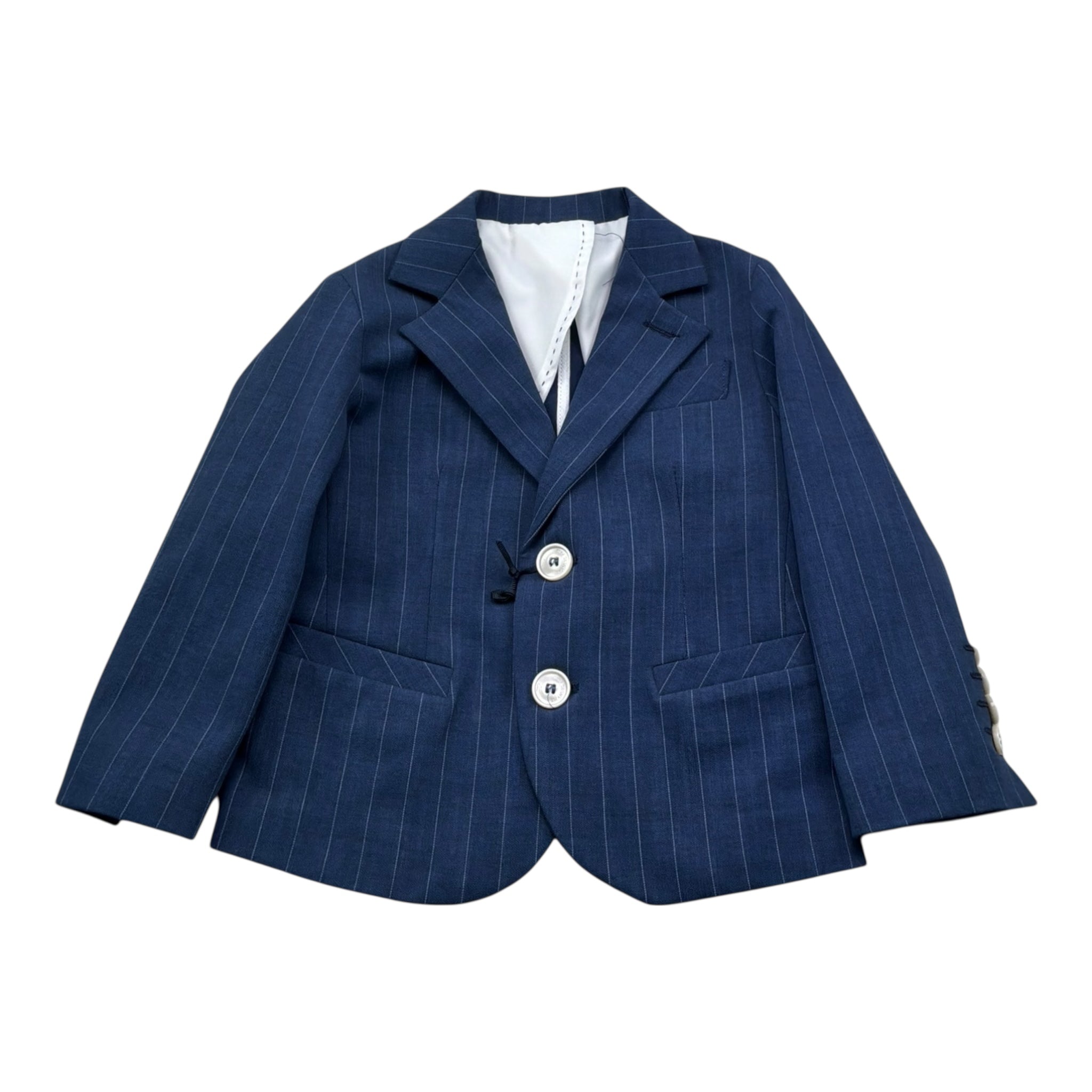 Emanuel Pris Giacca Tinta Unita Fantasia A Righe per Bambino EGC1126B BLU EMANUEL PRIS 