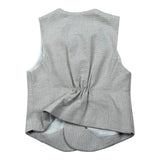 Emanuel Pris Gilet Tinta Unita con Microfantasia per Bambino EPC2088B BEIGE EMANUEL PRIS 