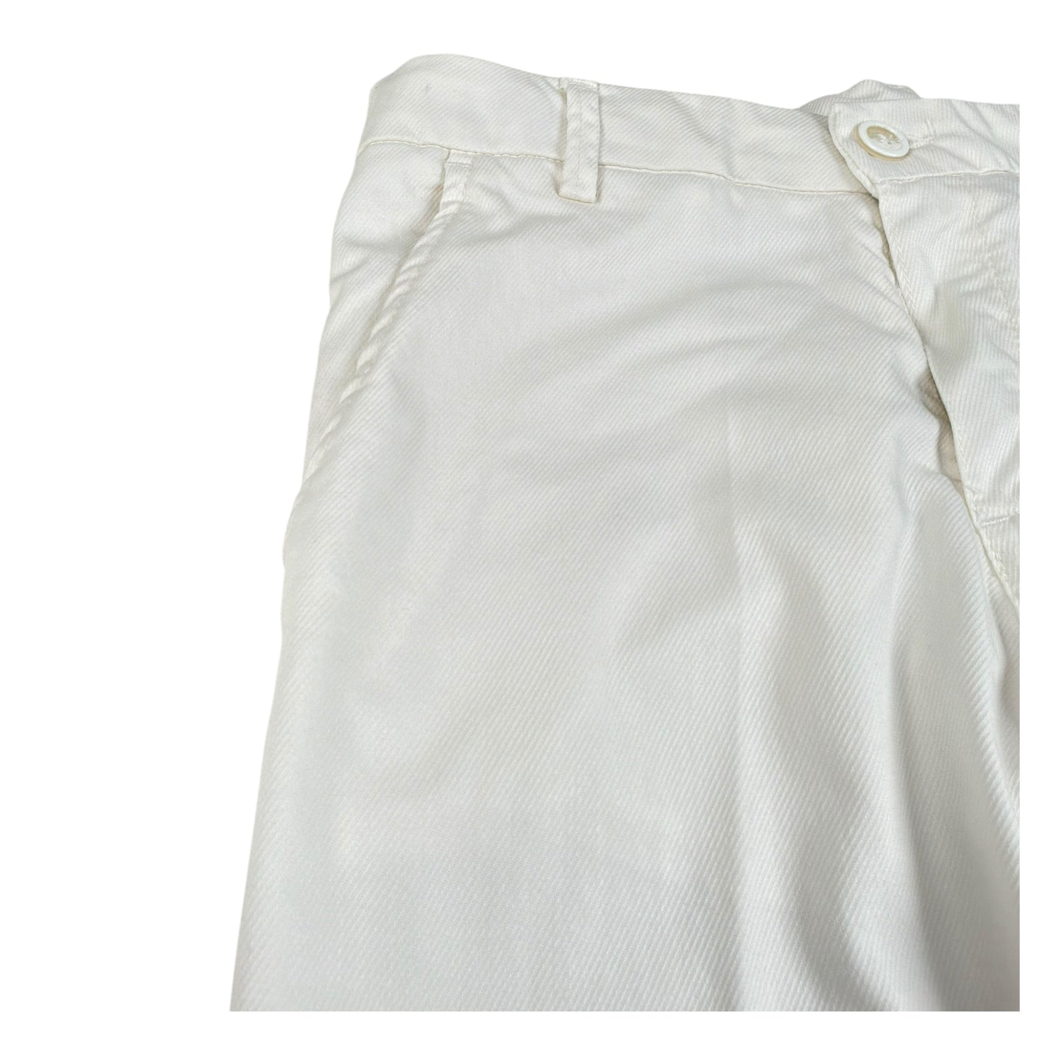 Emanuel Pris Pantalone Tinta Unita con Girovita Regolabile per Bambino EPT6180R PANNA EMANUEL PRIS 
