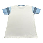 Emanuel Pris T-Shirt Girocollo Tinta Unita con Profili In Contrasto per Bambino ETS3140R BIANCO EMANUEL PRIS 