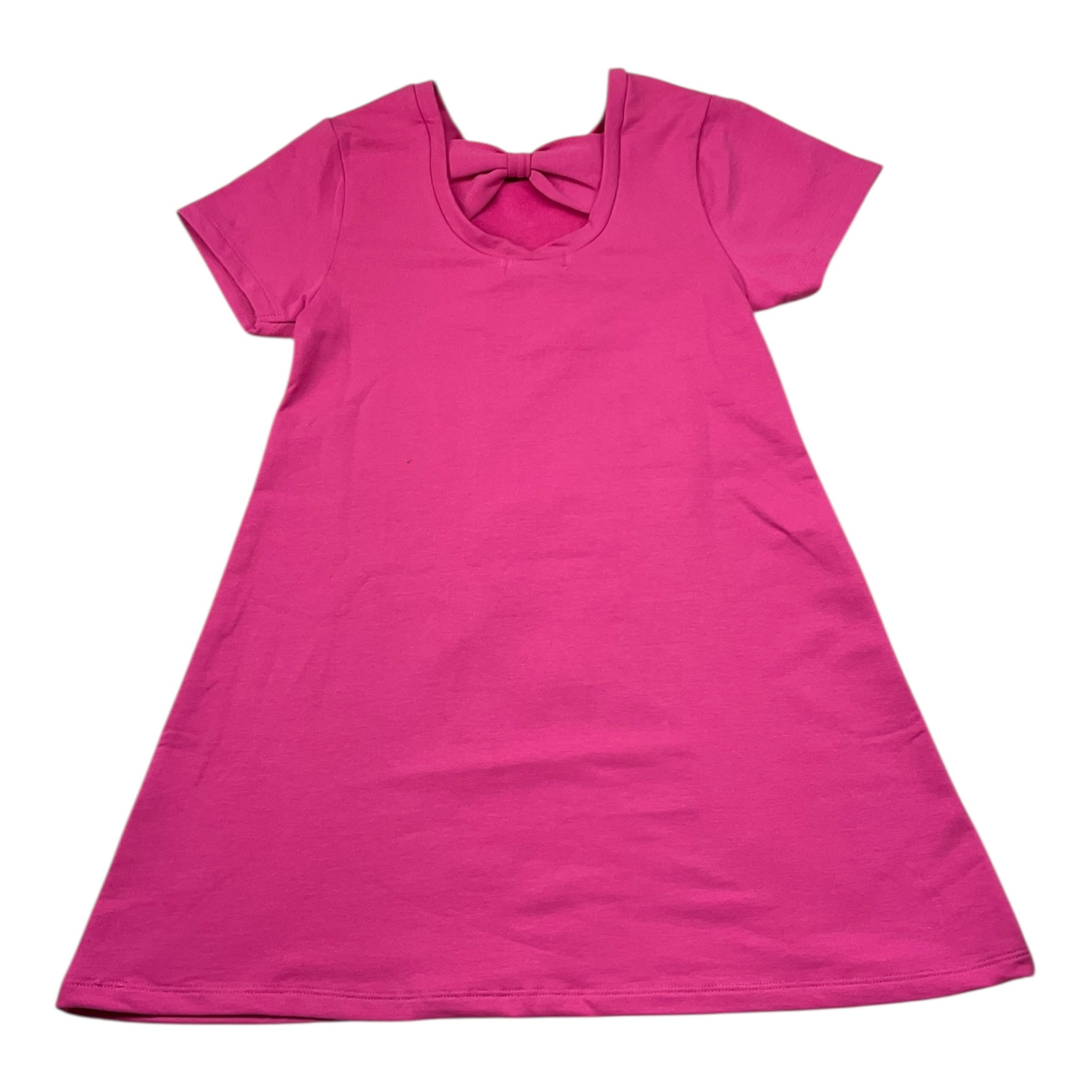 Emc Abito Tinta Unita con Stampa 'Minnie' per Bambina WA0033 FUXIA EMC 