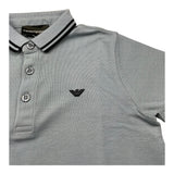 Emporio Armani Polo Mezza Manica Tinta Unita per Bambino 3R4F67 AZZURRO EMPORIO ARMANI 