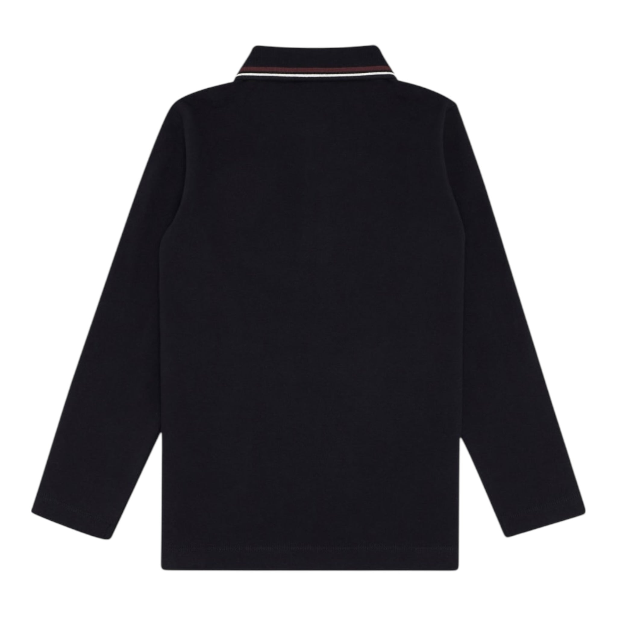 Emporio Armani Polo Tinta Unita con Bottoni per Bambino 8N4FB5 NERO EMPORIO ARMANI 