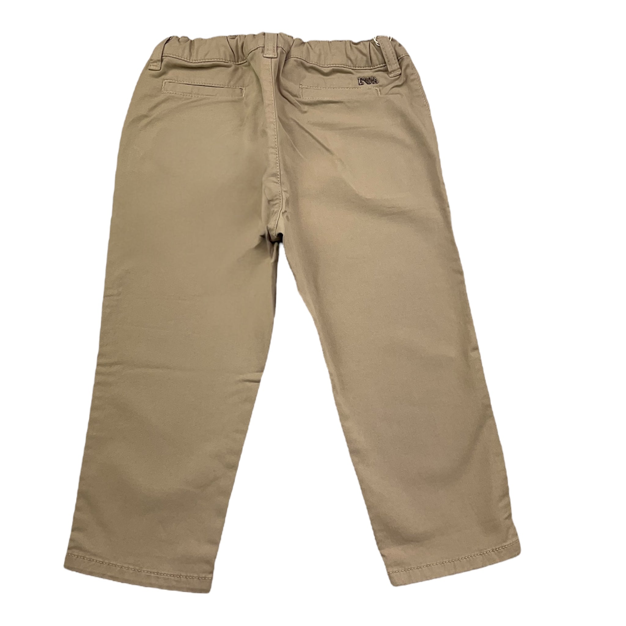 Emporio Armani Pantalone Tinta Unita con Girovita Regolabile per Neonato 8NHP60 SABBIA EMPORIO ARMANI 