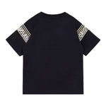 Emporio Armani T-Shirt Girocollo Tinta Unita con Logo per Bambino EB000121X BLU EMPORIO ARMANI 
