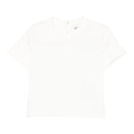 Emporio Armani T-Shirt Girocollo Tinta Unita con Logo per Bambino EB000166 PANNA EMPORIO ARMANI 