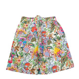 Etro Bermuda Tinta Unita con Fantasia Fiori per Bambino GU6Q59 BIANCO ETRO 