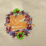 Etro T-Shirt Girocollo Tinta Unita con Stampa per Neonata GU8011 PANNA ETRO 
