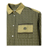 Etro Camicia Tinta Unita con Stampa per Bambino GW5P00 VERDE ETRO 