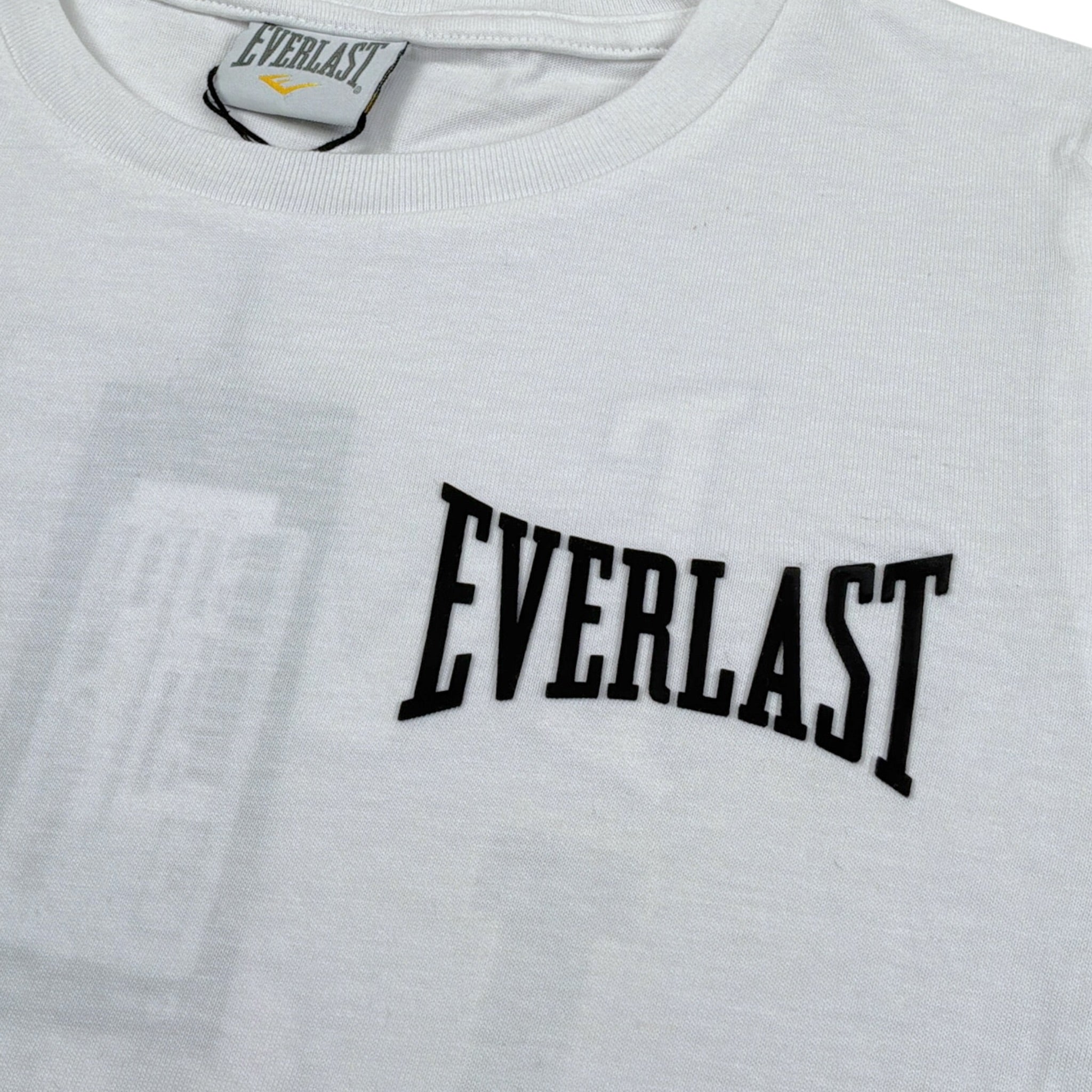Everlast T-Shirt tinta unita Girocollo con Stampa Bianco per Bambino DIRIRI BIANCO EVERLAST 