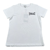 Everlast T-Shirt tinta unita Girocollo con Stampa Bianco per Bambino EE12K BIANCO EVERLAST 