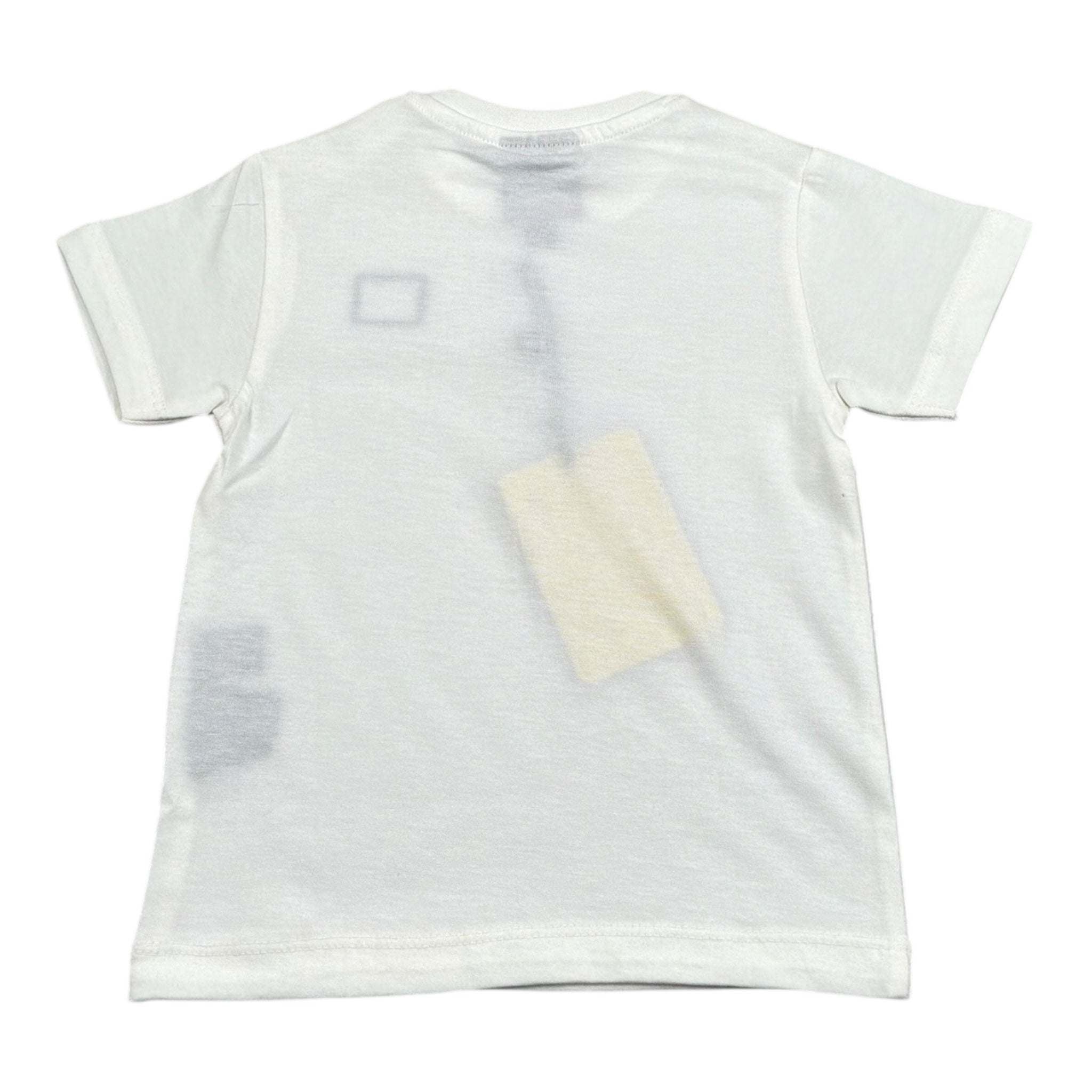 F**K T-Shirt Girocollo Tinta Unita con Stampa per Bambino FJ2450038WH BIANCO F**K 
