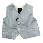 Fay Gilet Tinta Unita Fantasia Righe per Neonato 5Q2342 AZZURRO FAY 