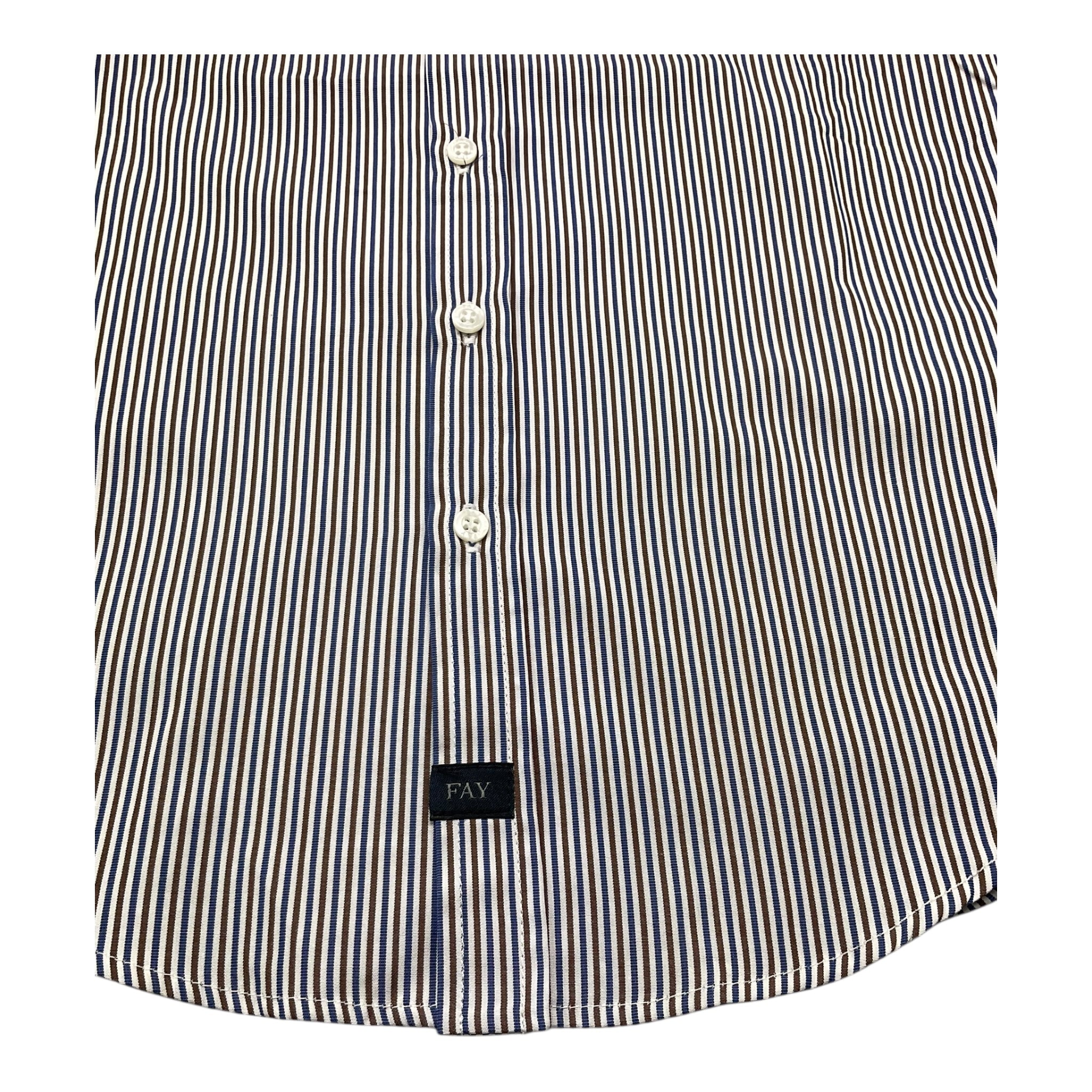 Fay Camicia Manica Lunga Fantasia A Righe per Bambino FT5P20 MULTICOLOR FAY 