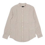 Fay Camicia Tinta Unita con Fantasia A Righe per Bambino FU5P00 BEIGE FAY 