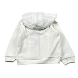 Fay Felpa Tinta Unita con Zip E Cappuccio per Bambino FW4P10X BIANCO FAY 