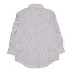 Fay Camicia Tinta Unita con Fantasia A Righe per Bambino FW5P20 BIANCO/BLU FAY 