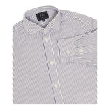 Fay Camicia Tinta Unita con Fantasia A Righe per Bambino FW5P20 BIANCO/BLU FAY 