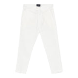 Fay Pantalone Tinta Unita con Girovita Regolabile per Bambino FW6P10X BIANCO FAY 