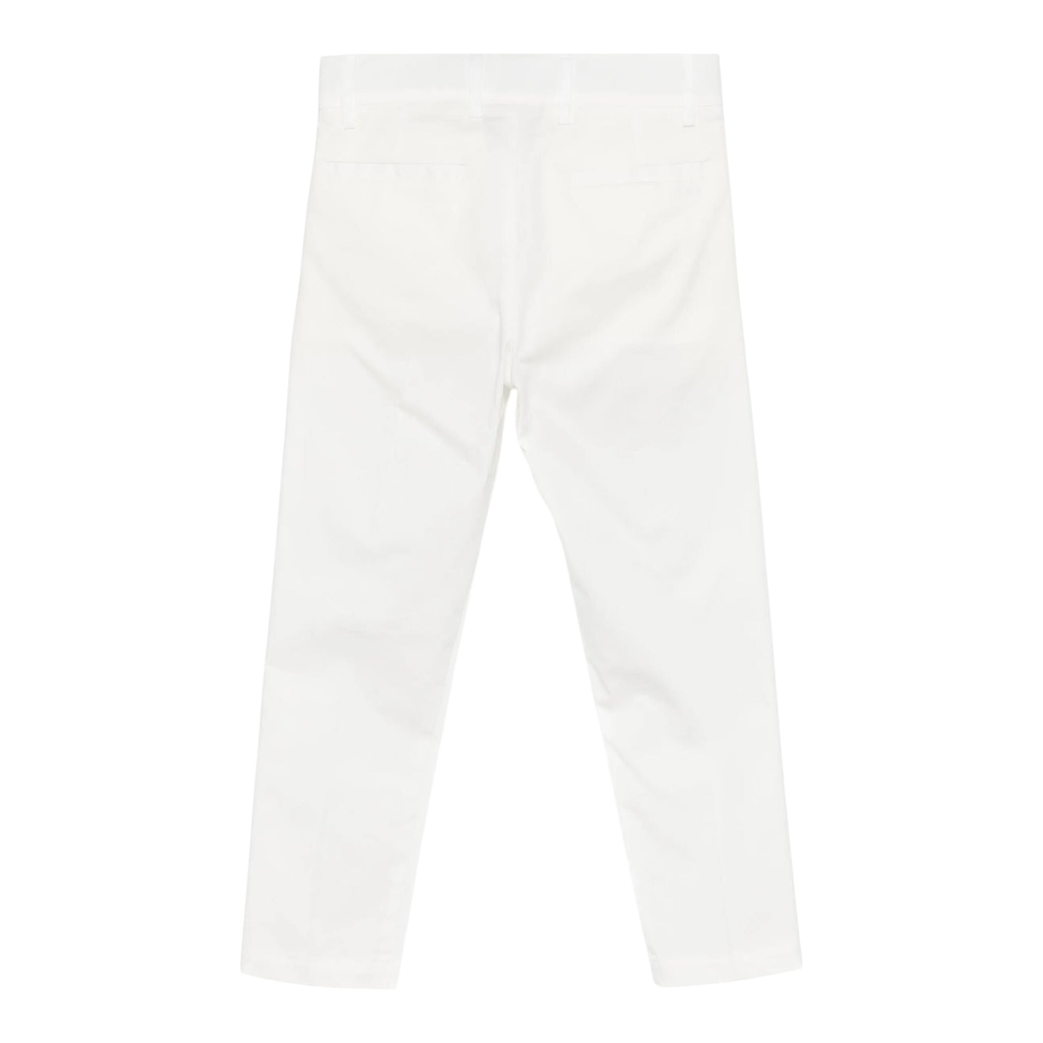 Fay Pantalone Tinta Unita con Girovita Regolabile per Bambino FW6P10X BIANCO FAY 