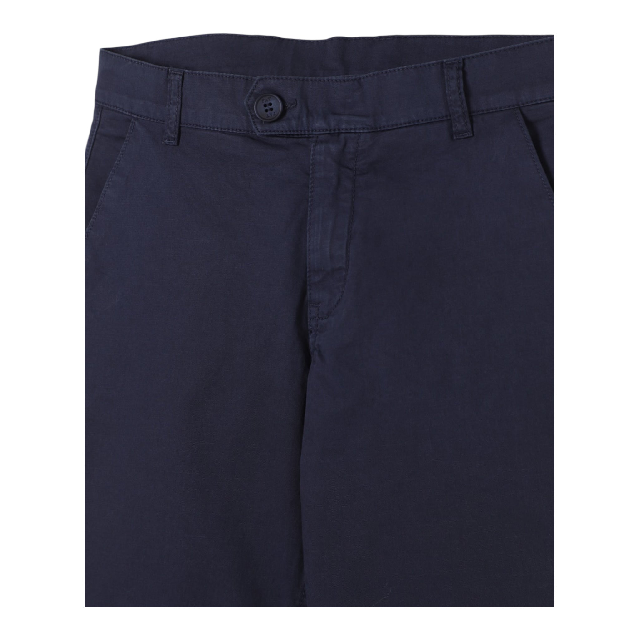 Fay Pantalone Tinta Unita con Bottone per Bambino FW6Q31 BLU FAY 