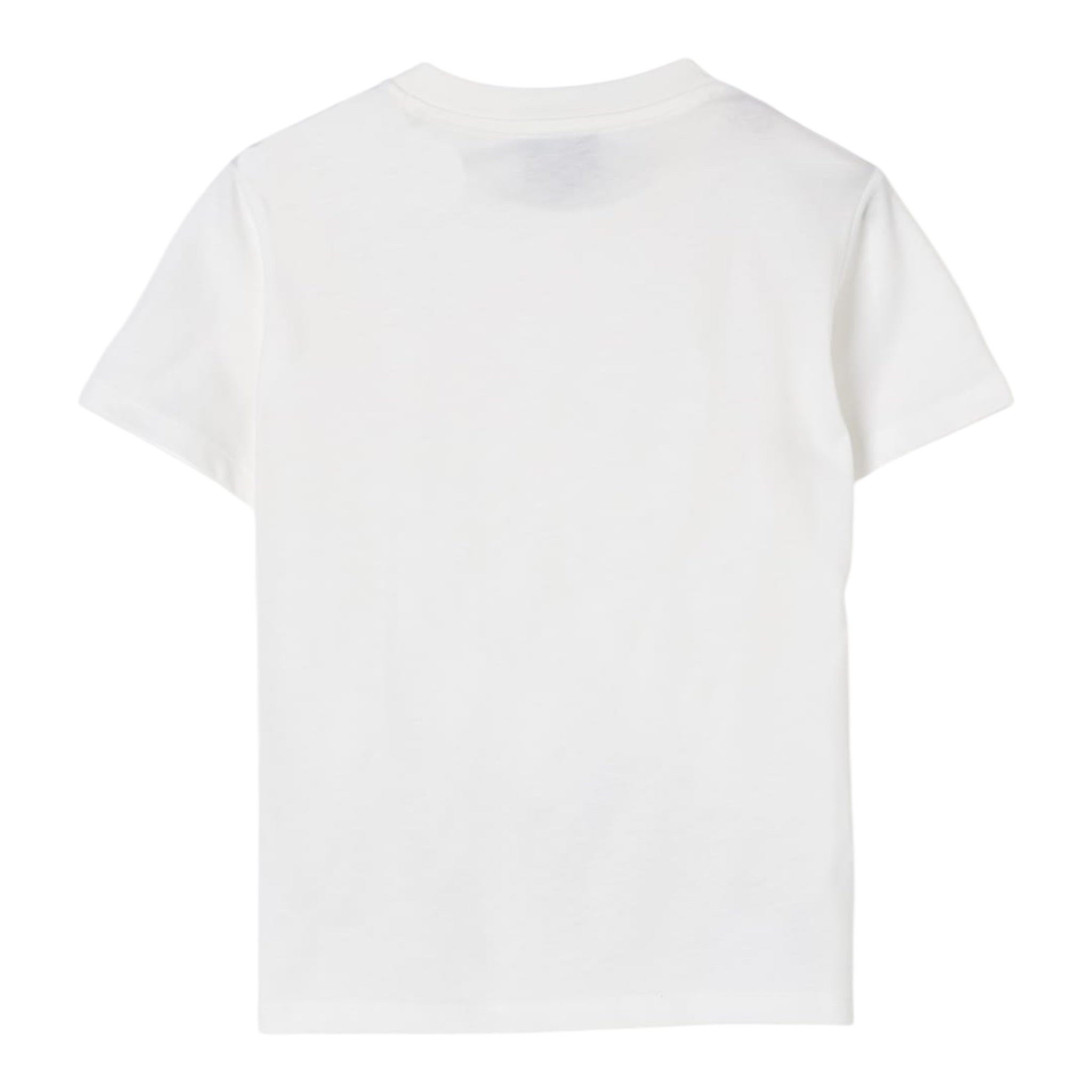 Fay T-Shirt Girocollo con Stampa Tinta Unita per Bambina FW8P01 BIANCO FAY 