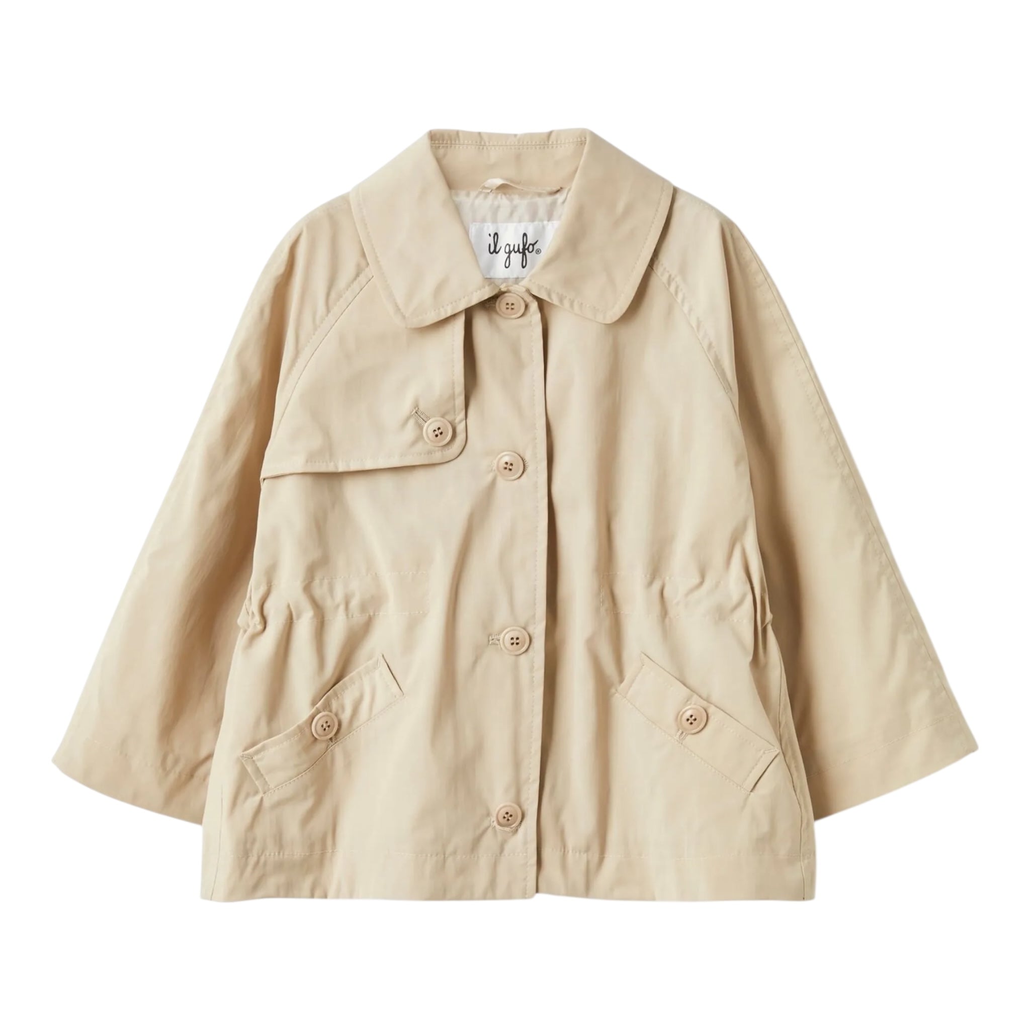 Fay Giacca Tinta Unita con Bottoni per Bambina P25GR218N0088 BEIGE FAY 