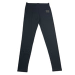 Freddy Leggins Tinta Unita con Logo per Bambina FR2012 NERO FREDDY 
