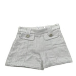 Fun & Fun Short Tinta Unita con Girovita Regolabile per Bambina FNCBSO01032 ARGENTO FUN & FUN 