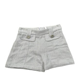 Fun & Fun Short Tinta Unita con Girovita Regolabile per Bambina FNCBSO01032 ARGENTO FUN & FUN 