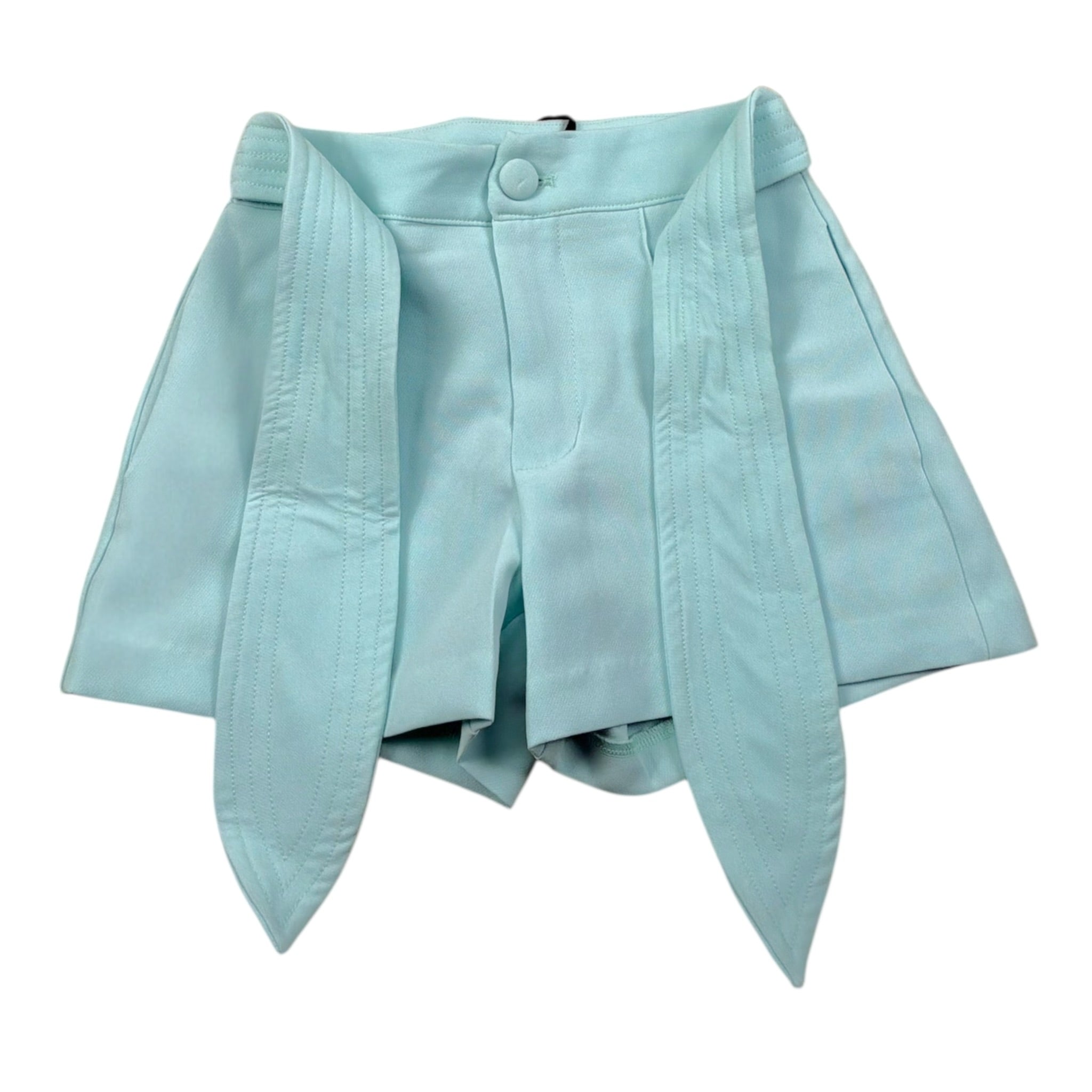 Fun & Fun Short Tinta Unita con Fiocco per Bambina FNCBSO01058 AZZURRO FUN & FUN 